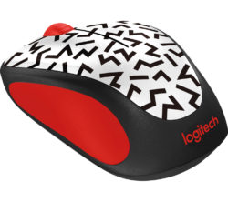 LOGITECH Zigzag M238 Wireless Optical Touch Mouse - White & Black
